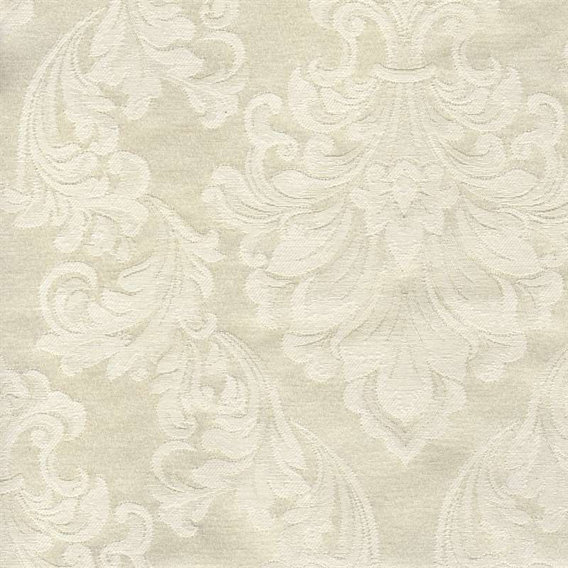 ANDOVER CREAM Floral Damask Upholstery And Drapery Fabric ...