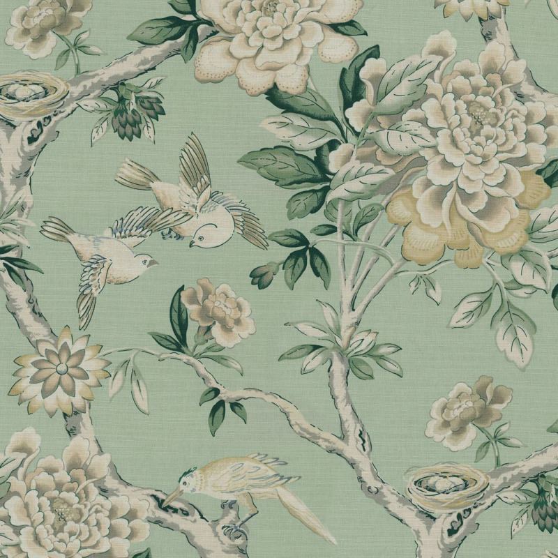 Waverly MUDAN C JULEP 681953 Floral Print Upholstery And Drapery Fabric ...