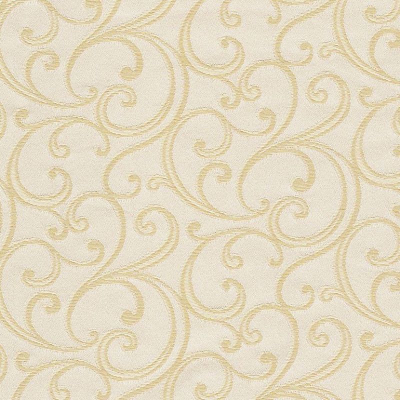 NYC B COL.2 CREAM Floral Damask Upholstery And Drapery Fabric