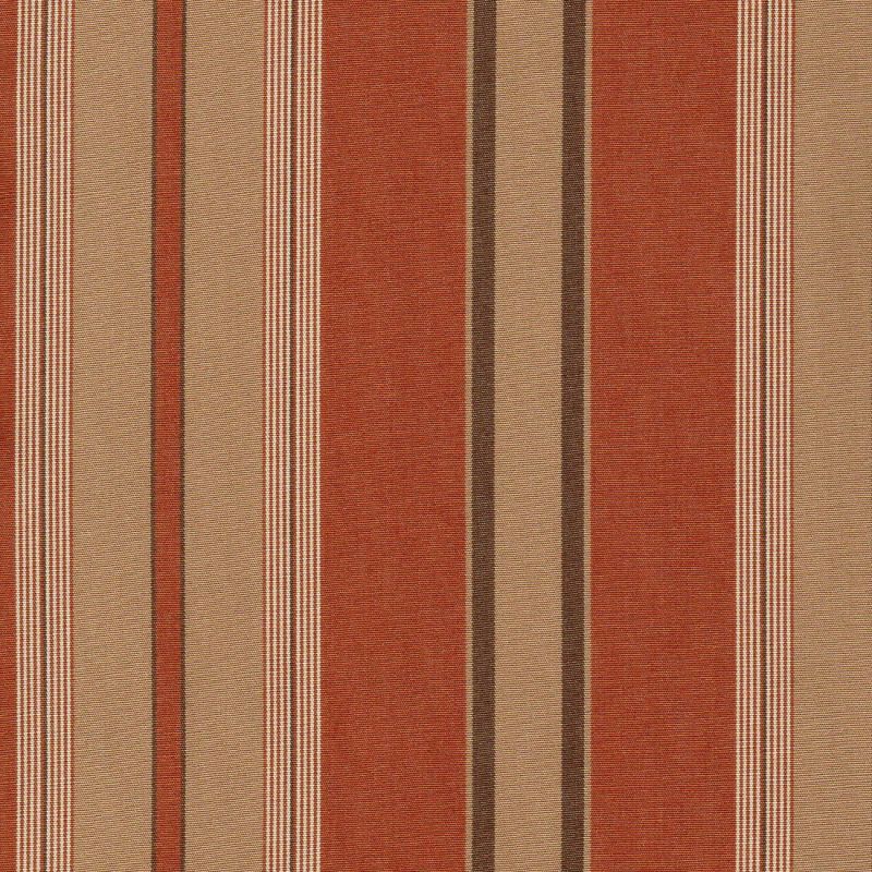 VELERO 36 55IN RUST Stripe Indoor Outdoor Upholstery Fabric
