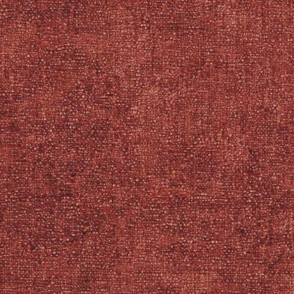 SONNET RUST Solid Color Chenille Upholstery Fabric