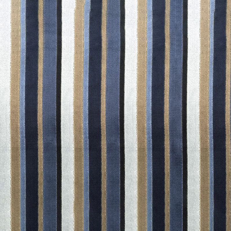 SEATTLE HARBOR Stripe Velvet Upholstery Fabric