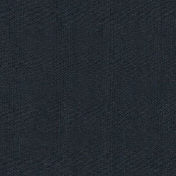 Modena Classic Blue Solid Color Linen Drapery Fabric