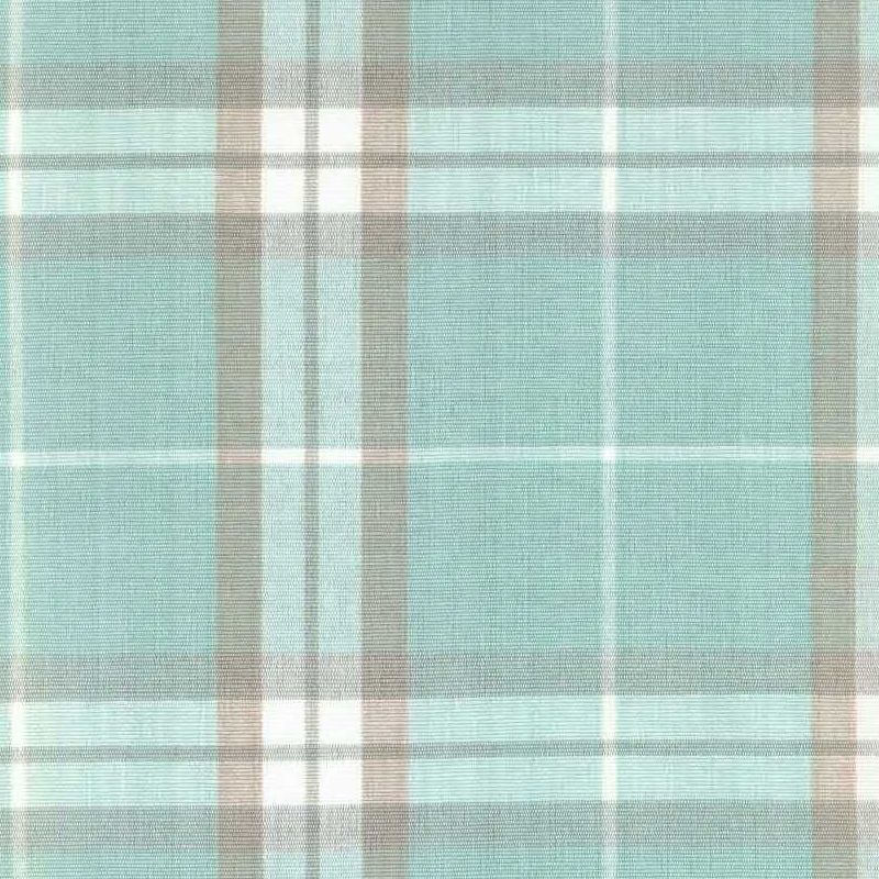 Harrison D3184 Seaglass Plaid Upholstery And Drapery Fabric